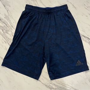Adidas Men's Small Climalite Athletic Basketball Running Shorts Blue EUC